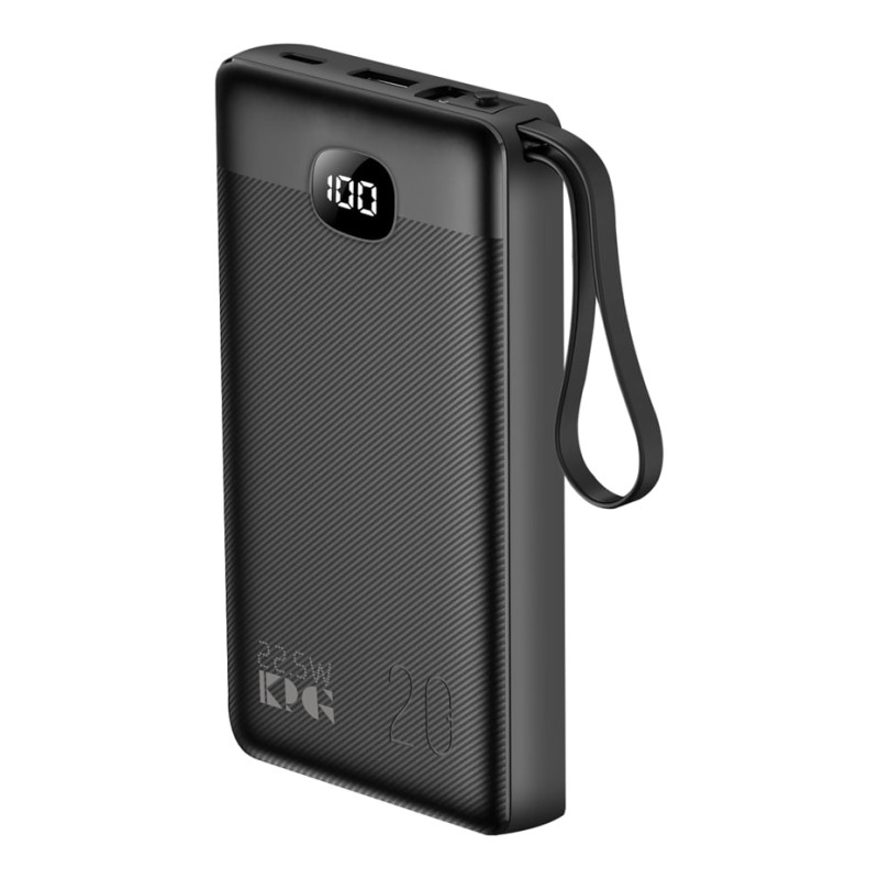 Power bank King Power KPG206X 20000 mAh 22.5W 3cable LCD (45 шт)