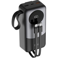 Power bank King Power KPG-302X (30000 mAh 22.5W) LCD 2cable (30шт.)