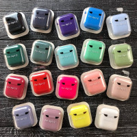 AirPods 1/2 case silicone protection microfiber