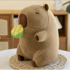 Мягкая игрушка Капибара с кукурузой (механизм) N6