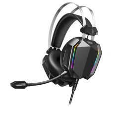 Наушники игровые XO GE-07 проводные с микрофоном и LED RGB подсветкой