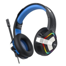 Наушники игровые XO GE-08 проводные с микрофоном и LED RGB подсветкой