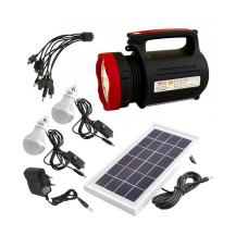 Фонарь YAJIA YJ-1902 (2 лампы + Солнечная батарея + 220В+Повербанк) (12 шт/ящ)