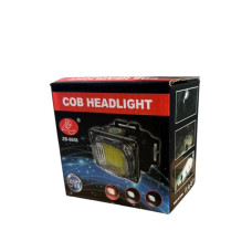 Ліхтар налобний ZB-6658 (COB/ LED)(з режимом червоного стробоскопа)