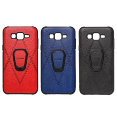 Чохол EQE Leather з кільцем Samsung M20