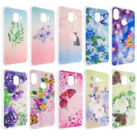 Чохол Flower Mix Samsung A6 Plus (2018) A605