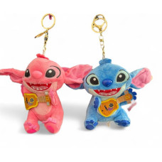 М’яка іграшка Stitch з гітарою (9гол 3роз/упак) 8382
