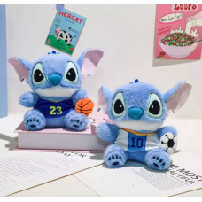 М’яка іграшка Stitch спортивна серія (футбол/баскетбол) 15 см 9393