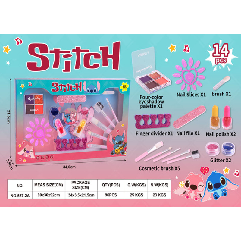 Дитячий набір косметики 557-2A STITCH (96 шт)