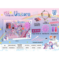 Дитячий набір косметики 557-5B My Magical Unicorn (96 шт)
