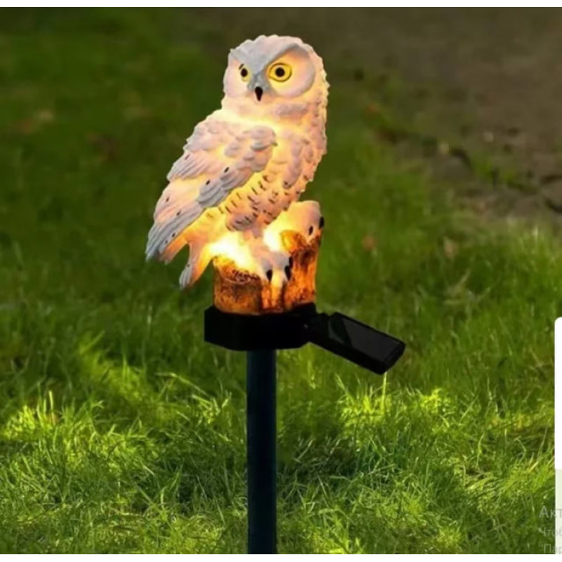 Садовий світлодіодний світильник на сонячній батареї Сова XS60841