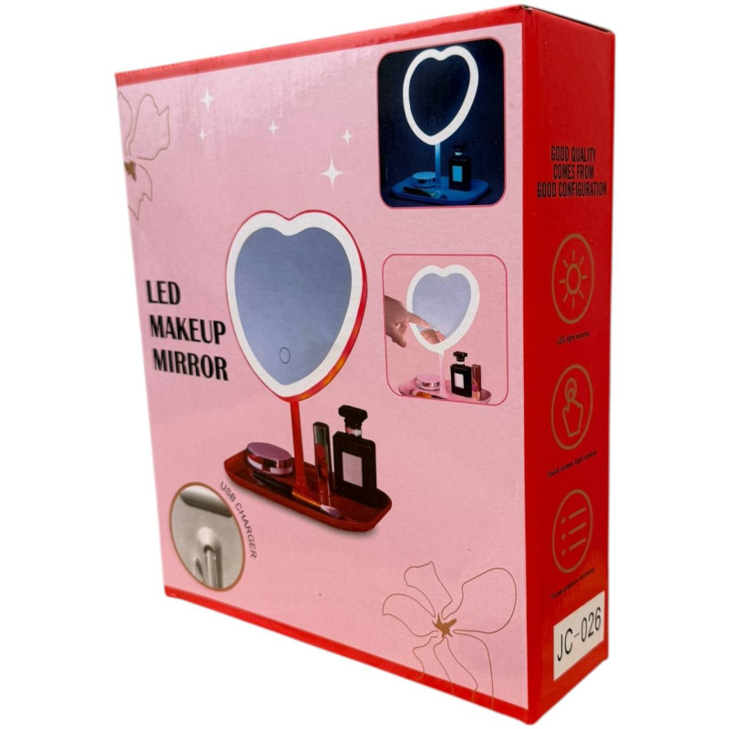 Дзеркало з LED підсвіткою JC-026 (60 шт)
