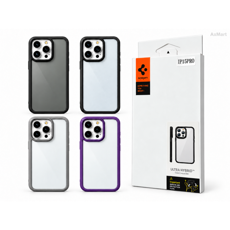 Чохол Spigen Ultra Hybrid Carbon iPhone 15 Pro