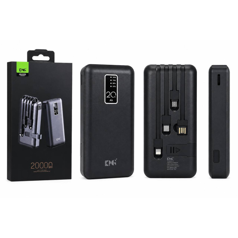 Power bank King Power KP-27 (20000 мАh) 4cable (40шт.)