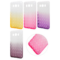 Чохол силіконовий Градієнт камінці Huawei Y625