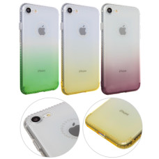 Чехол силиконовый Кристаллик градиент iPhone 7/8 SE 2