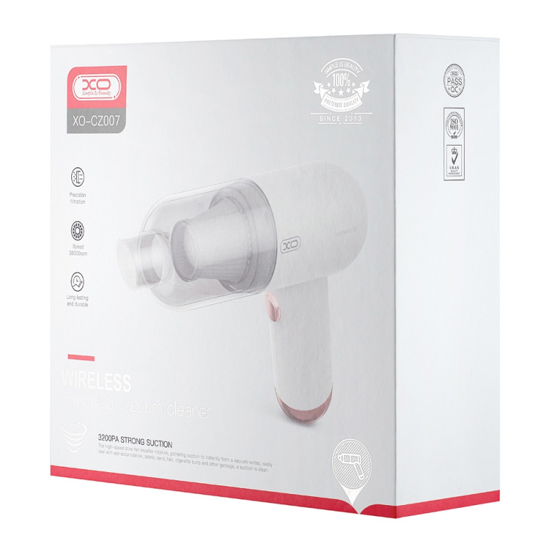 Автомобильный пылесос XO CZ007 Wireless vacuum cleaner for both use in a home car