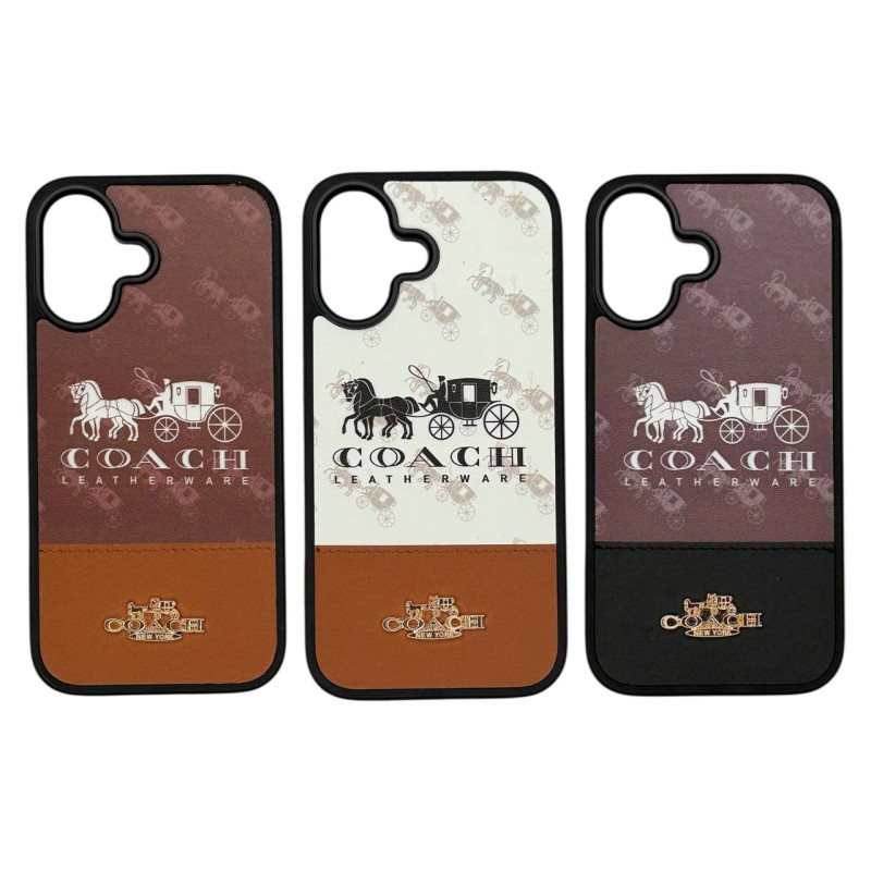Чохол Coach Leather Iphone 14