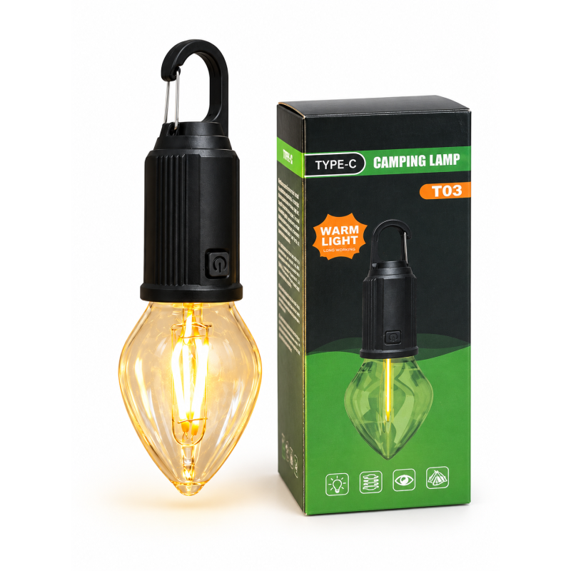 Кемпінгова лампа Camping Lamp T03S підвісна (120 шт)