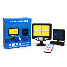 Вуличний LED ліхтар з дистанційною сонячною панеллю 128-4 COB (60 шт)