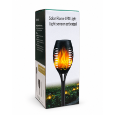 Садовий ліхтар з ефектом полум'я Solar Flame Led Light XF-6017 52 см (105 шт)