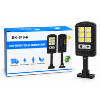 Вуличний LED ліхтар з вмонтованою сонячною панеллю 818 6-COB (80 шт)