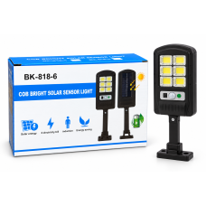 Вуличний LED ліхтар з вмонтованою сонячною панеллю 818 6-COB (80 шт)