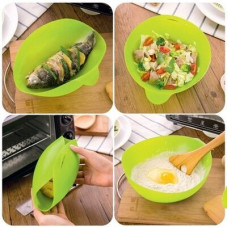 Складная силиконовая миска, рукав для запекания