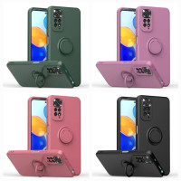 Чохол soft liquid silicone case з кільцем iPhone 13