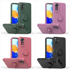 Чохол soft liquid silicone case з кільцем iPhone 14