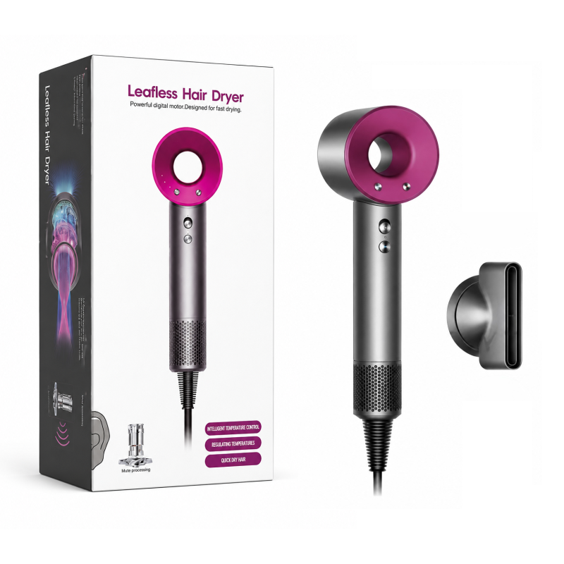 Фен для волосся Supersonic HD08 Super Hair Dryer K8 1 насадка (20 шт)
