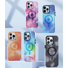 Чехол Watercolor Paint magnetic MagSafe iPhone 13 Pro Max