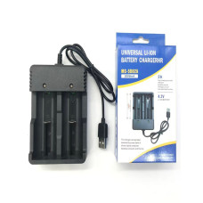 Зарядний пристрій для літієвих акумуляторів MS-5D82A на 2 слота (для акумуляторів 18650)