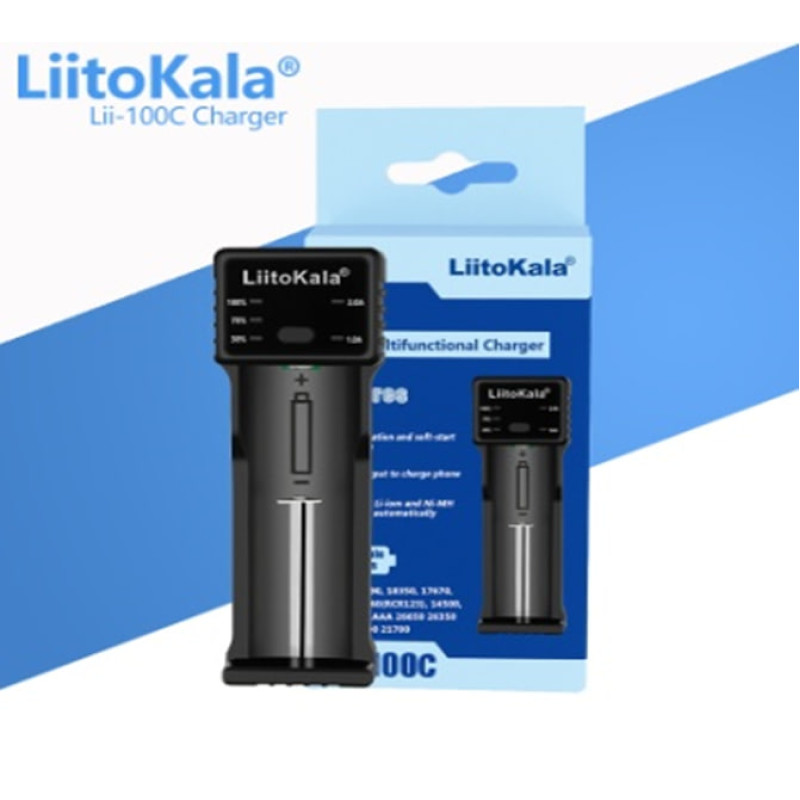 Зарядний пристрій LiitoKala Lii-100C battery charger