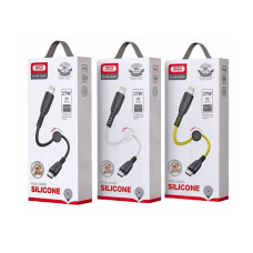 Кабель XO NB247 Suluo Series Portable Silicone 6A Type-c Data Cable L=25cm with Cable Clip
