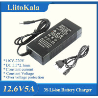 Зарядний пристрій LiitoKala 12.6V5A+EU