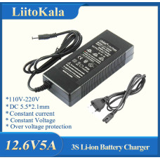 Зарядное устройство LiitoKala 12.6V5A+EU