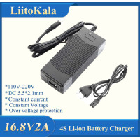 Зарядное устройство LiitoKala 16.8V2A+EU