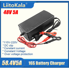 Зарядное устройство LiitoKala 58.4V5A+EU+Clip