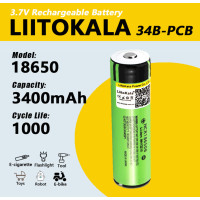 Акумулятор LiitoKala 34B-PCB 18650 3400mah