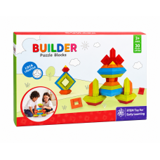 Конструктор дитячий Builder Puzzle Blocks, 30 деталей FF-930 (48 шт)