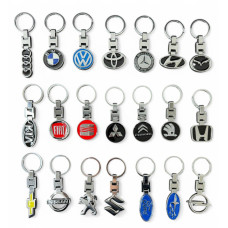 Брелок для авто ключей с логотипом двухсторонний Volkswagen