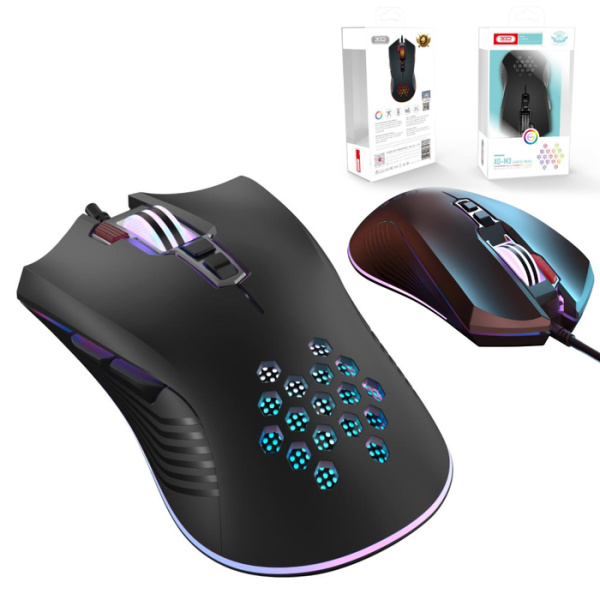 XO-M3 Wolf Warriors RGB Game Wired Mouse
