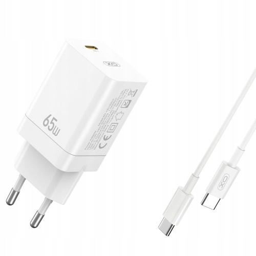 СЗУ XO CE10 1USB-C PD 65W charger with type-c cable