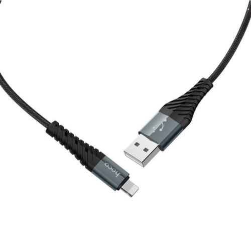 kabel-hoco-x38-cool-charging-data-cable-for-lightning-black