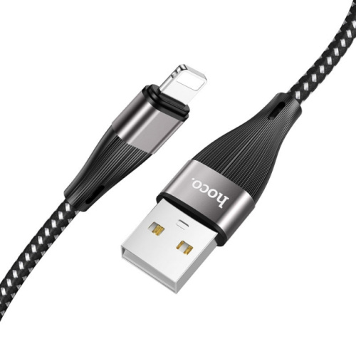 kabel-hoco-x57-blessing-charging-data-cable-for-lightning-black